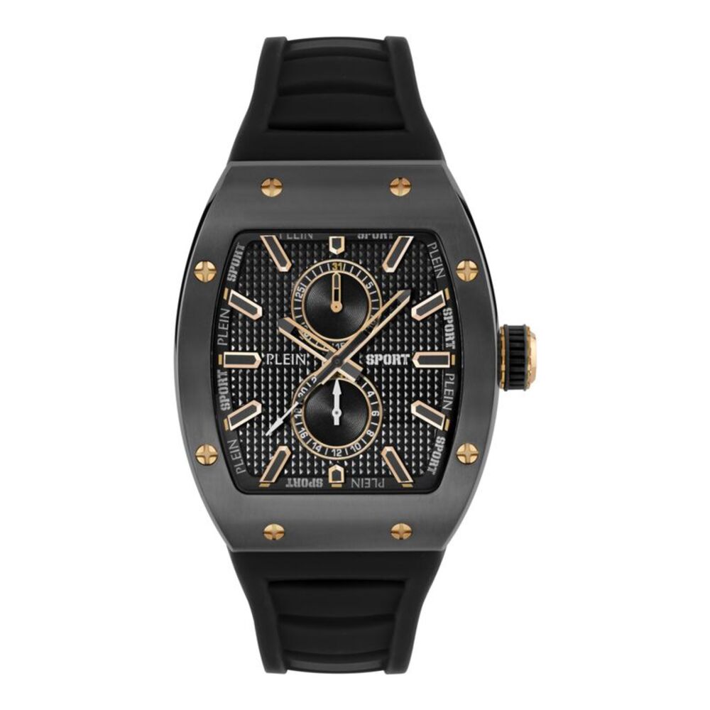 Plein Sport Stormbreaker Silicone Watch Grey Mens